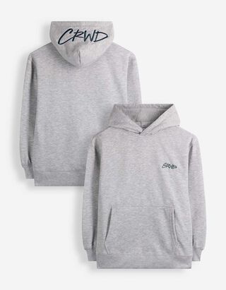 Hoodie - 3D-Applikation - Hellgrau