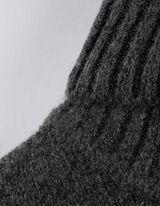 Pullover - Collo dolcevita - grigio scuro