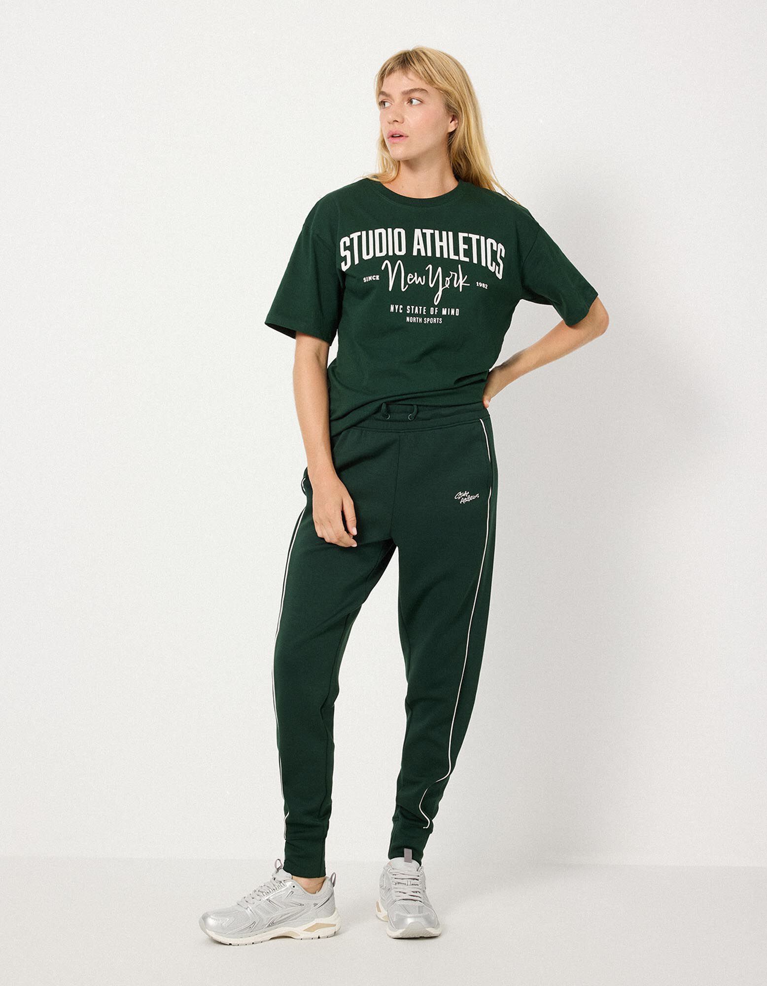 T-shirt - Katoen - Kaki