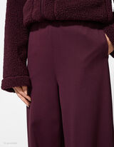 Hlače - temno vijolicna