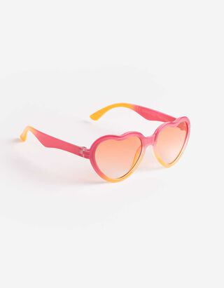 Sonnenbrille - Herzform - pink