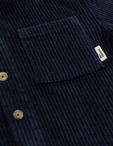 Chemise - Velours c&ocirc;tel&eacute; - bleu fonc&eacute;