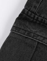 Cargo-stiilis püksid - teksa - must