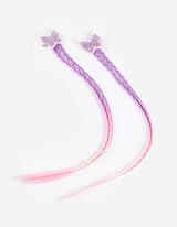 Haarklammer - 2er-Pack - rosa