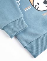 Dukserica sa kapuljačom - Print - tirkizna