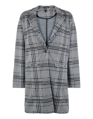 Damen Longblazer mit Glencheck