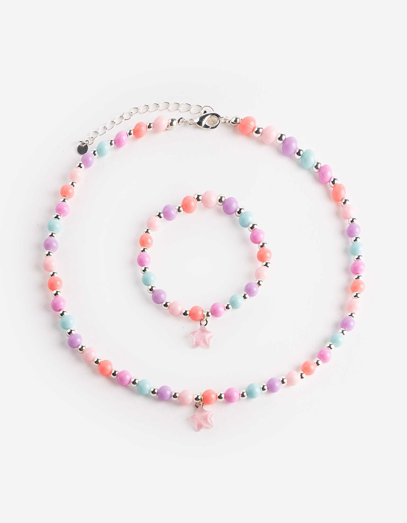 Schmuck-Set - Zierperlen - Silber