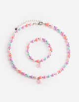 Schmuck-Set - Zierperlen - Silber