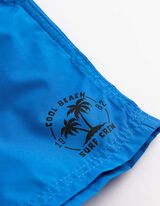 Badehose - einfarbig - blau