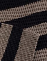 Rochie tricotată - Articol vestimentar mulat - Gri inchis