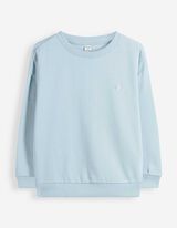 Sweatshirt - Stickerei - Hellblau
