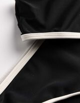 Set aus Bikinitop und Bikinislip - Elastischer Bund - schwarz