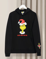 Mikina s kapucňou - cierna