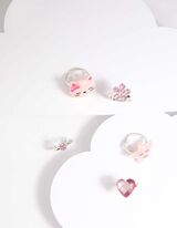 Anello - Confezione da 5 pezzi - argento