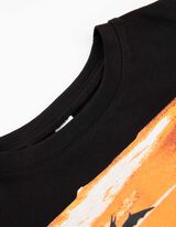 Hosszú ujjú felső - Dinoszaurusz - fekete