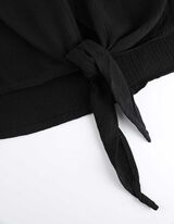 Bluză - LENZING™ ECOVERO™ - Negru