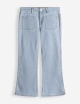 Caprihose - Regular Waist - hellblau