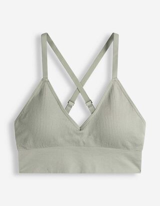 Bustier - &uuml;berwiegend nahtlos - Khaki