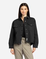 Teksajakk - v&auml;rvitud teksa - tumehall