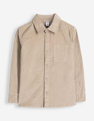Overhemd - Corduroy - Beige