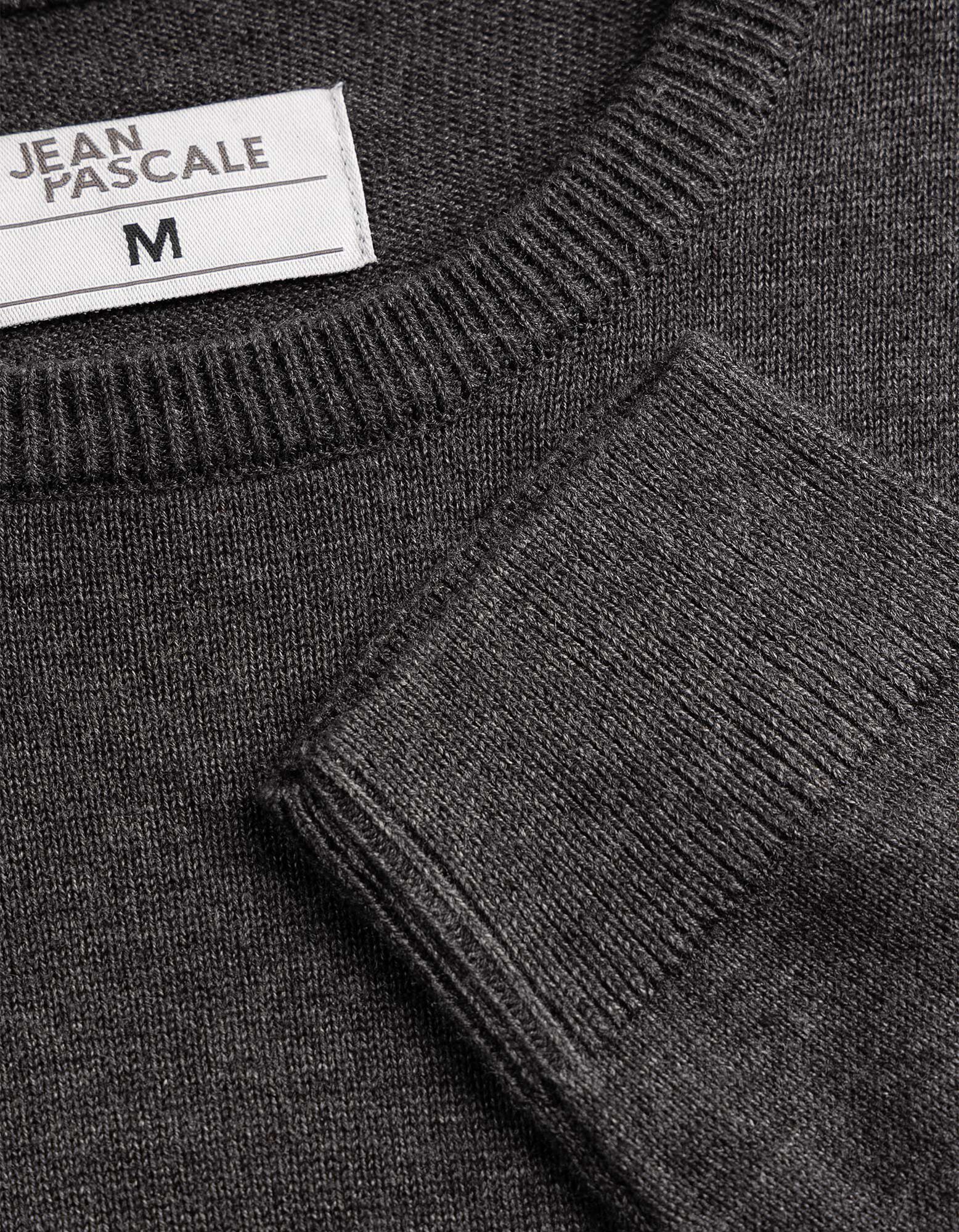 Pullover - Baumwoll-Mix - Dunkelgrau