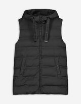 Steppweste - Kapuze mit Tunnelzug