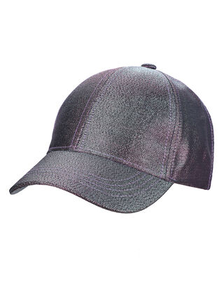 M&auml;dchen Basecap in Metallic-Look