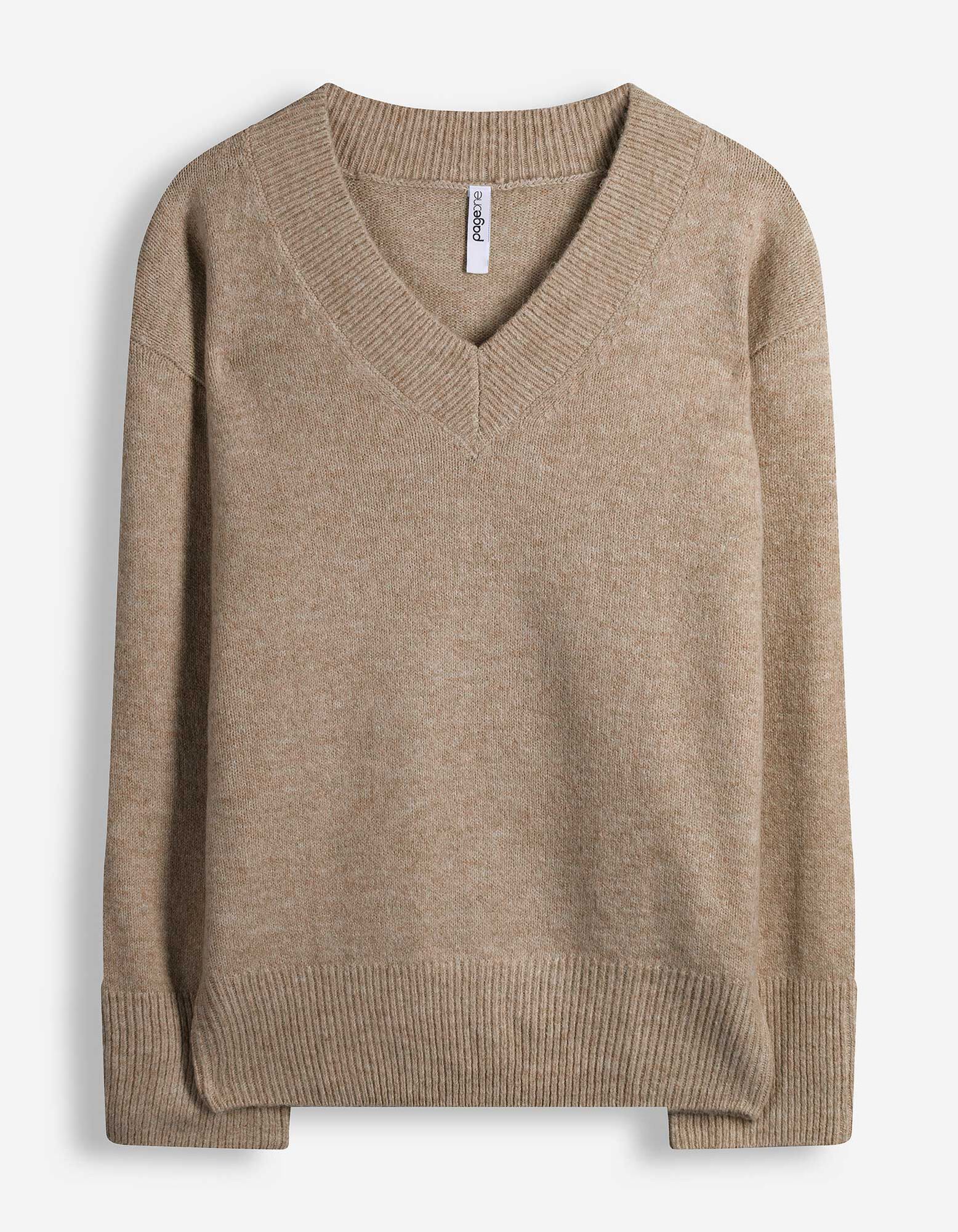 Pullover - Oversized Fit - Beige