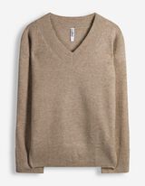 Pullover - Oversized Fit - Beige