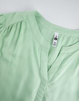 Bluza - LENZING™ ECOVERO™ - svetlo-zelena