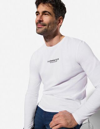 Shirt - einfarbig - wei&szlig;