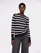 Strickpullover - Zierkn&ouml;pfe - Off-White