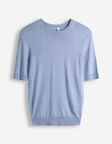 Pullover - Manica corta - celeste