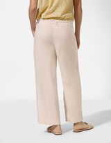 Culotte - Leinen-Optik - Beige