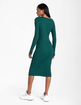 Scollo squadrato - verde scuro