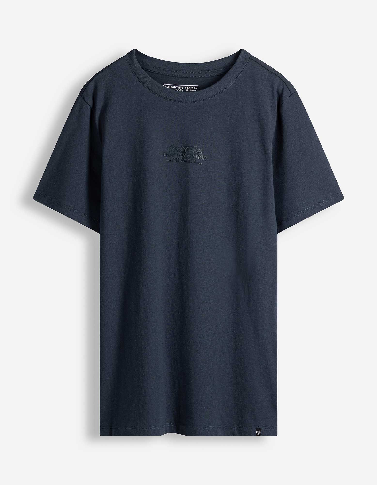 T-Shirt - Print - Dunkelblau