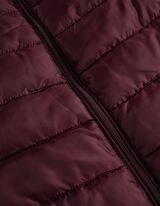 Steppweste - Steppnähte - dunkellila