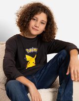 Marškinėliai ilgomis rankovėmis - Pokémon - tamsiai pilkas