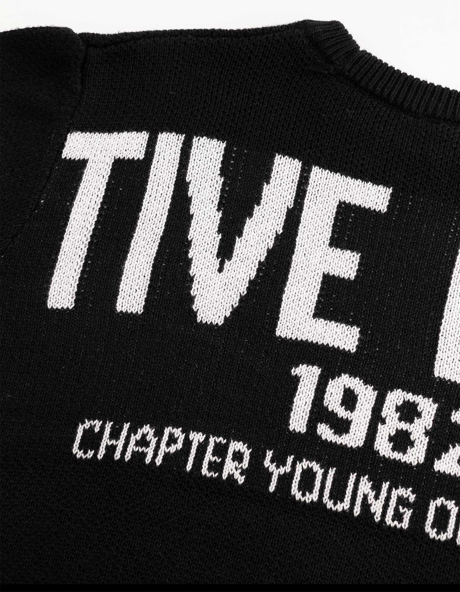 Trui - Oversized fit - Zwart
