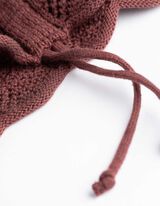 Džemper - Pertlanje - tamno-crvena