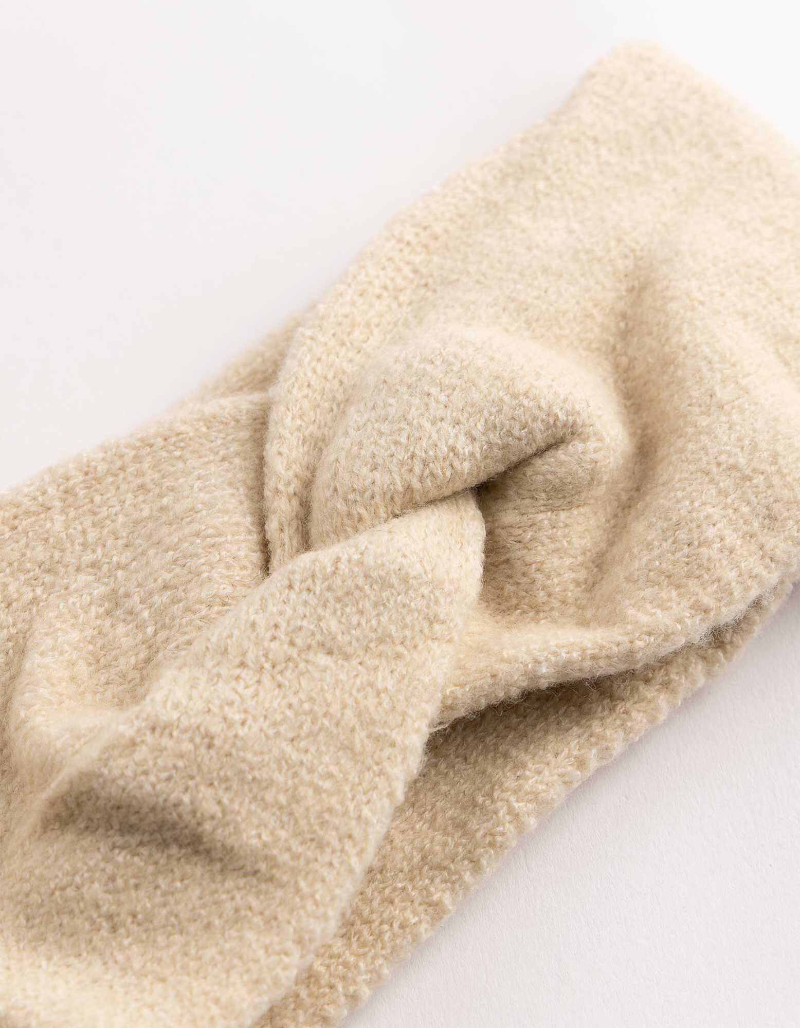 Bandeau - Mati&egrave;re douce - beige