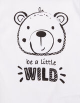 Newborn Body mit Print und Message