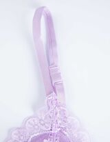 Bustier grudnjak - Podesive naamenice - lila