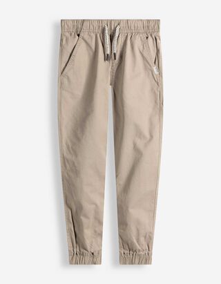 Jogpants - einfarbig - hellbraun