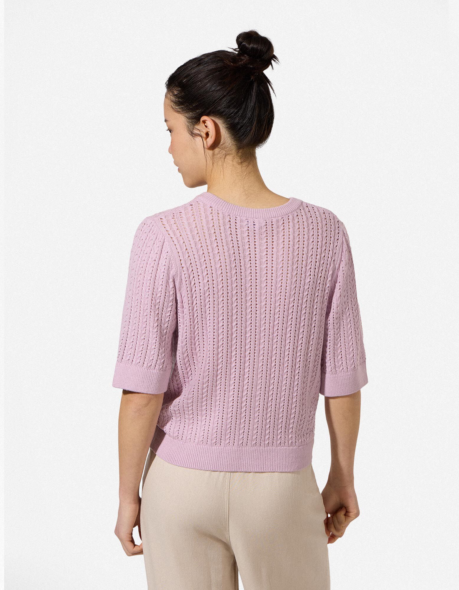 Cardigan - Knopfleiste - Pink