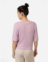 Cardigan - Knopfleiste - Pink