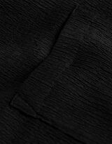 Blusenshirt - einfarbig - schwarz