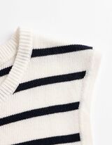 Stricktop - Viskose-Anteil - dunkelblau