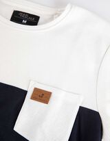 Majica kratkih rukava - blokiranje boja - tamno plava