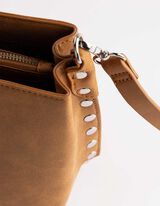 Tasche - Kunstleder - hellbraun